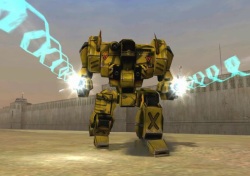 Mechwarrior 4 Боевой робот атакует